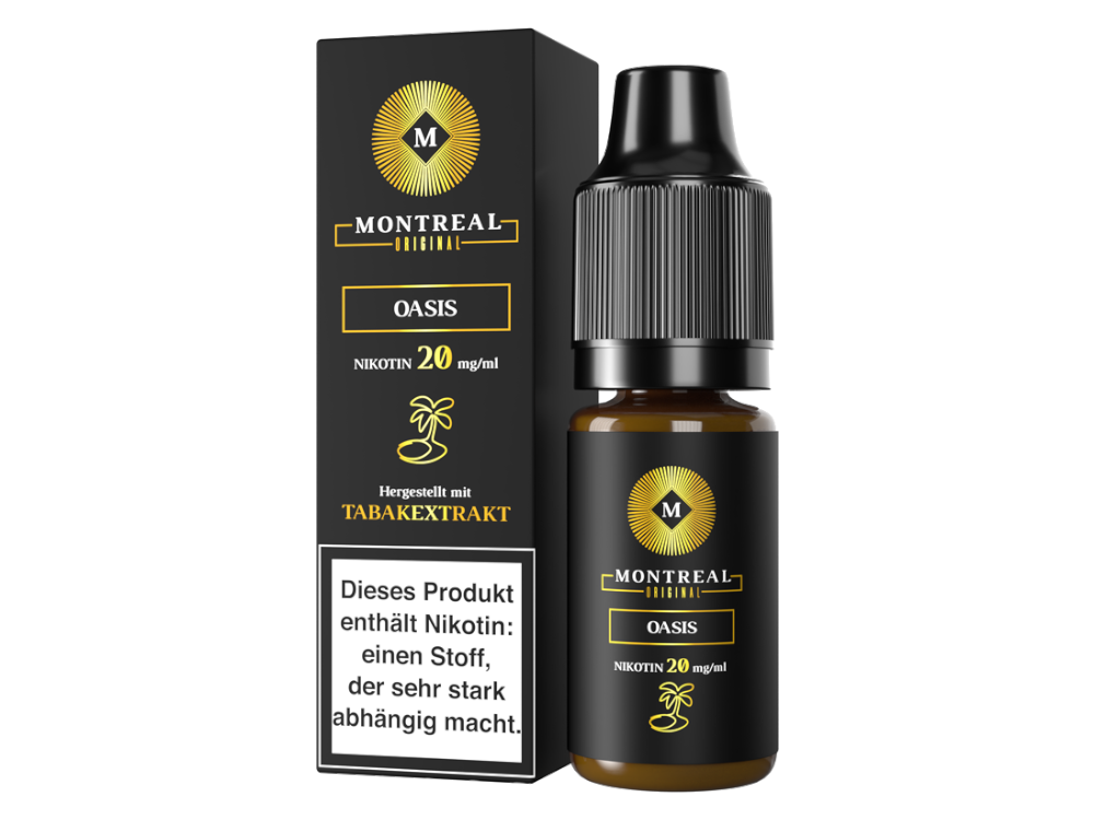 Montreal Original Nikotinsalz Liquid Oasis 20mgml 1000x750