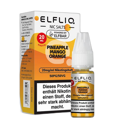 Elfbar Elfliq Ananas Mango Orange Nikotinsalz Liquid 6klfn0qyvttovu 600x600 Nobg