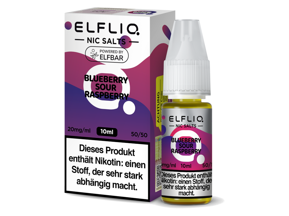 ELFLIQ - Blueberry Sour Raspberry - Nikotinsalz Liquid