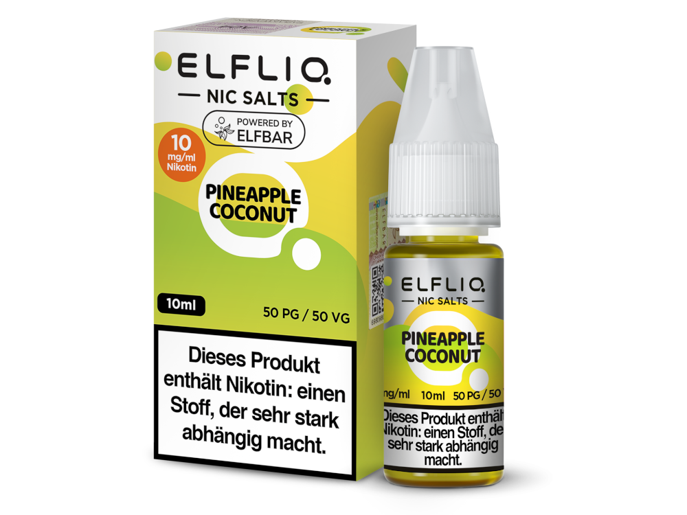 ELFLIQ - Pineapple Coconut - Nikotinsalz Liquid