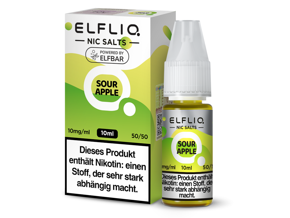 ELFLIQ - Sour Apple - Nikotinsalz Liquid