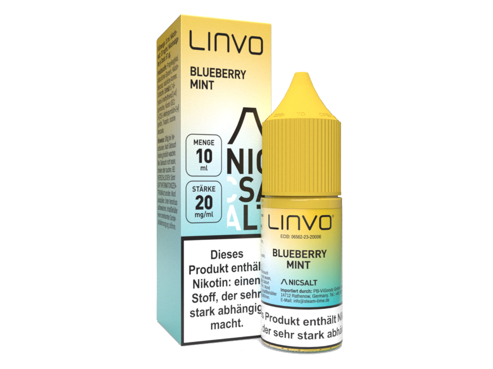 Linvo - Nikotinsalz Liquid - Blueberry Mint