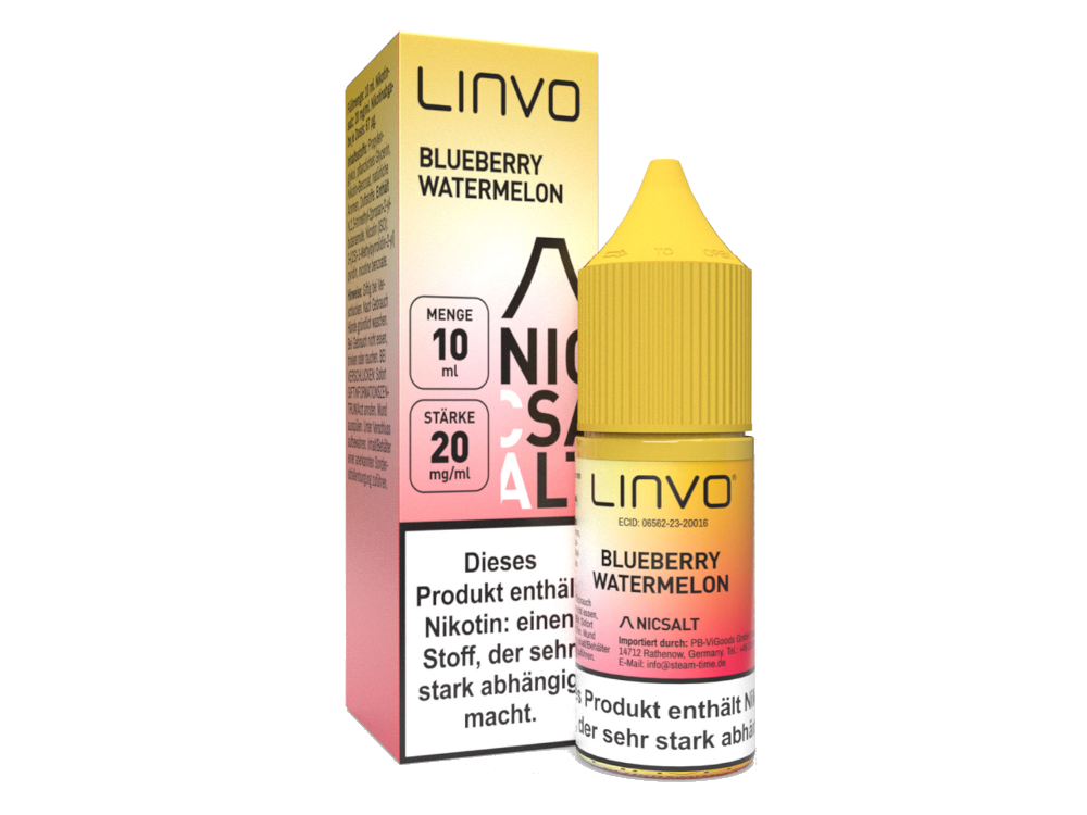Linvo - Nikotinsalz Liquid - Blueberry Watermelon