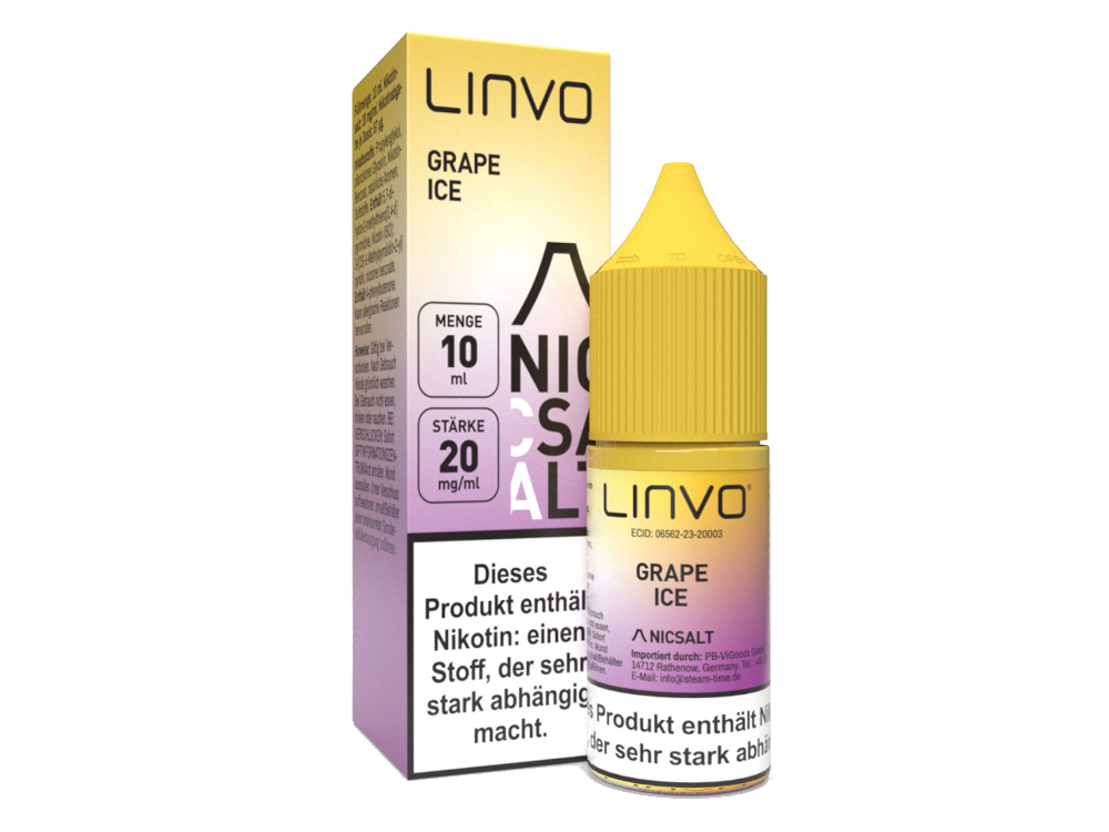 Linvo - Nikotinsalz Liquid - Grape Ice