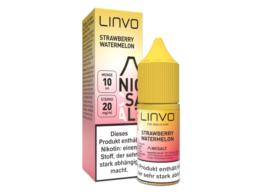 Linvo - Nikotinsalz Liquid - Strawberry Watermelon
