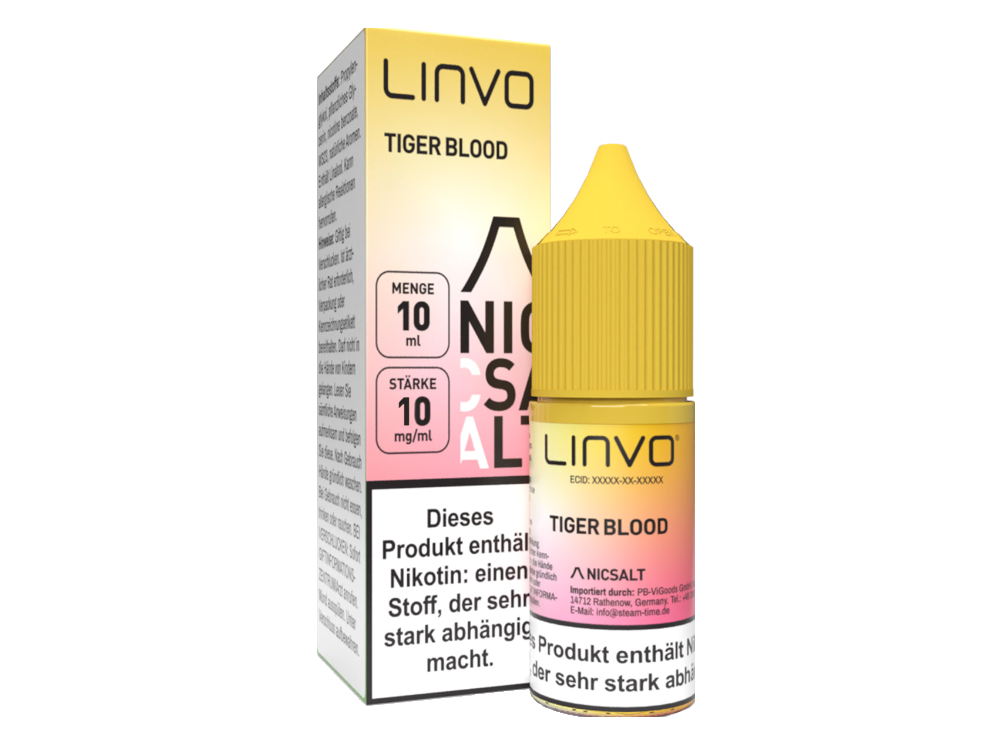 Linvo - Nikotinsalz Liquid - Tiger Blood
