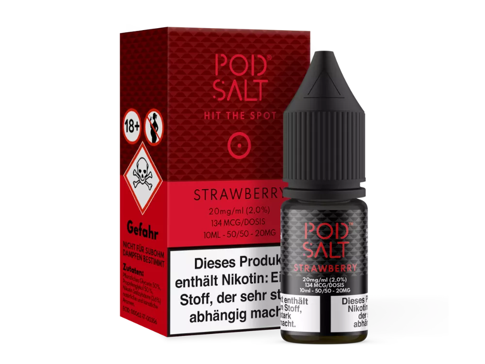 Pod Salt - Strawberry - Nikotinsalz Liquid