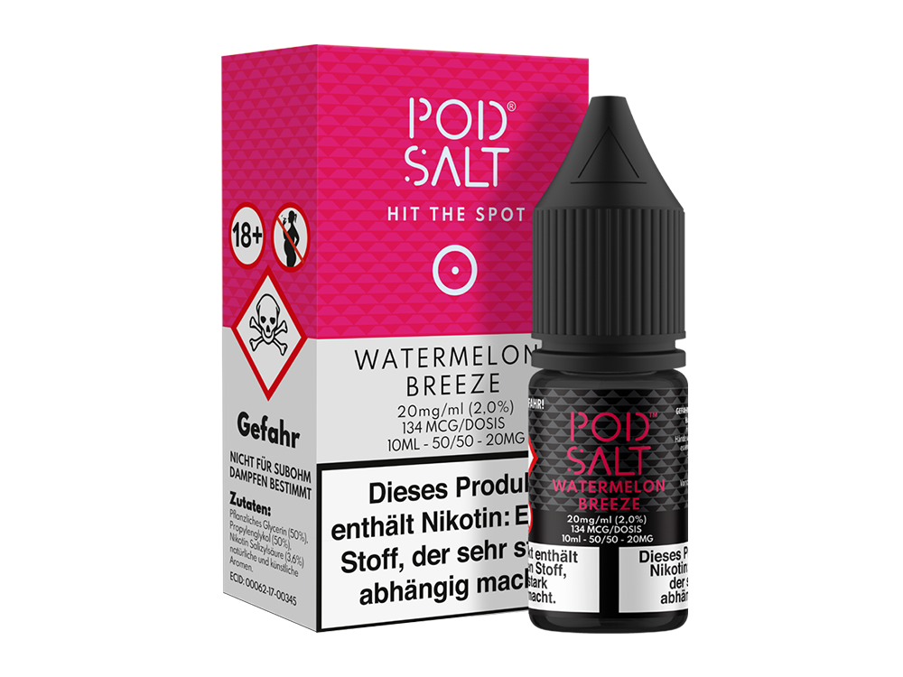 Pod Salt - Watermelon Breeze - Nikotinsalz Liquid
