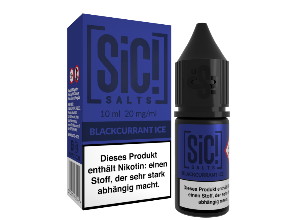 SiC! Salts - Nikotinsalz Liquid - Blackcurrant Ice