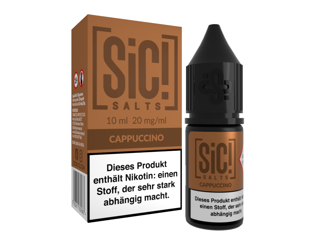 SiC! Salts - Nikotinsalz Liquid - Cappuccino