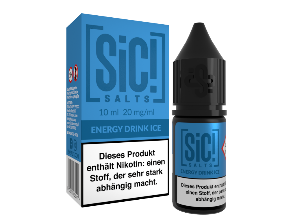 SiC! Salts - Nikotinsalz Liquid - Energy Drink Ice