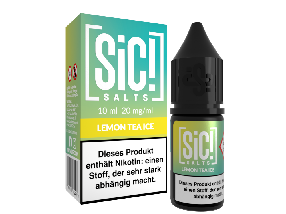 SiC! Salts - Nikotinsalz Liquid - Lemon Tea Ice