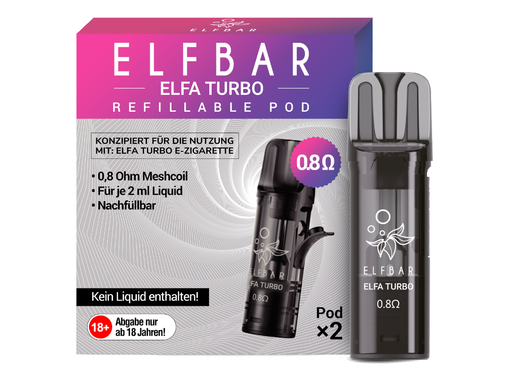 Elfbar - Elfa Turbo 0,8 Ohm Pod