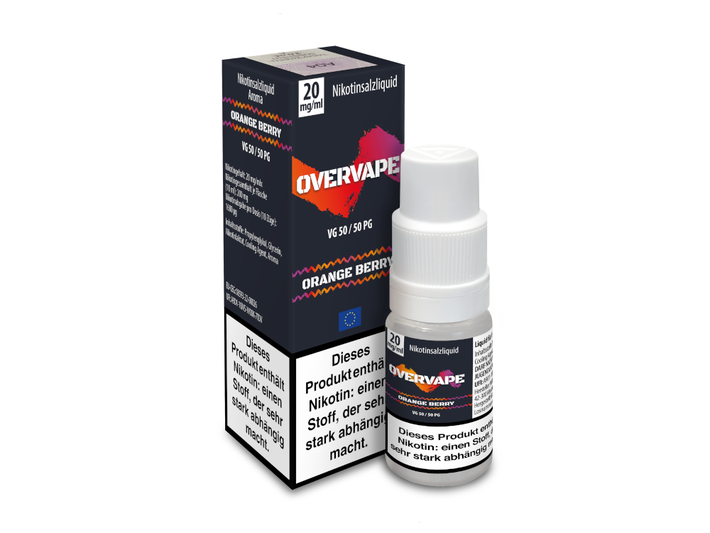 Overvape - Nikotinsalz Liquid - Orange Berry