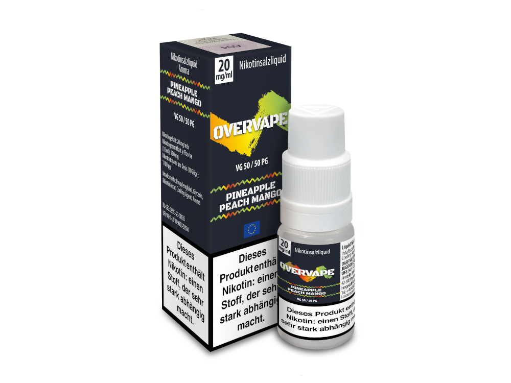 Overvape - Nikotinsalz Liquid - Pineapple Peach Mango