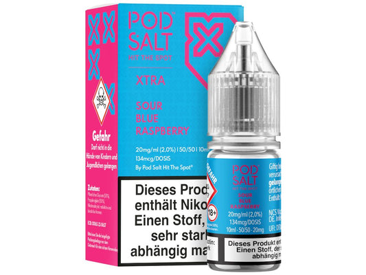 Pod Salt X - Nikotinsalz Liquid - Sour Blue Raspberry