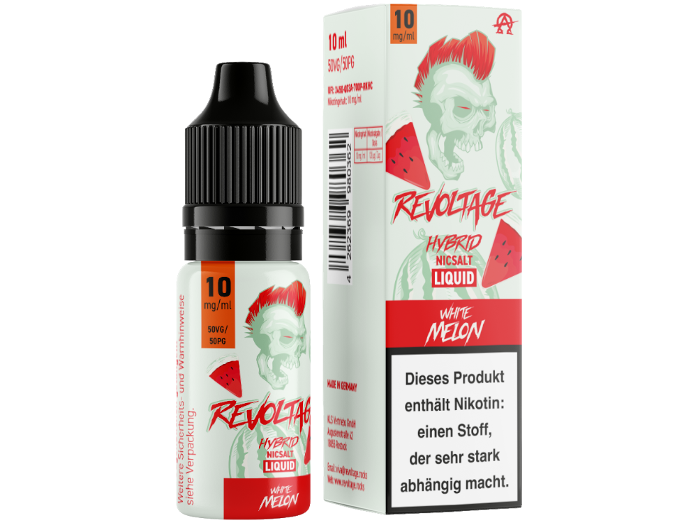 Revoltage - Hybrid Nikotinsalz Liquid - White Melon