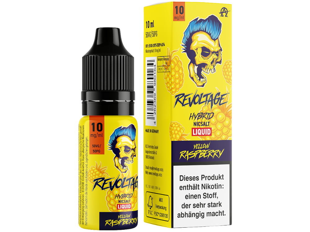 Revoltage - Hybrid Nikotinsalz Liquid - Yellow Raspberry