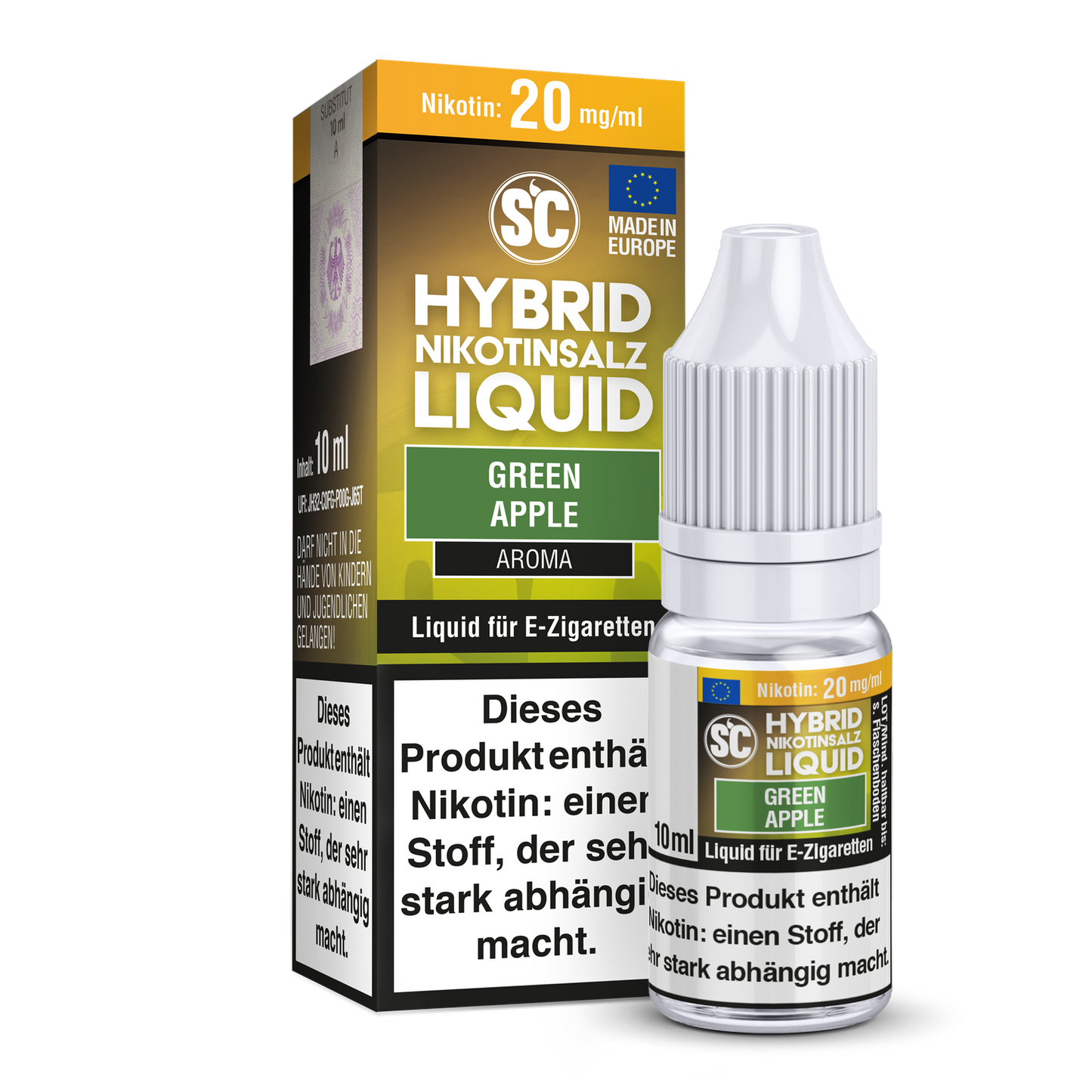 SC - Green Apple - Hybrid Nikotinsalz Liquid