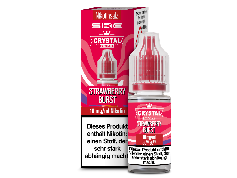 SKE - Crystal - Nikotinsalz Liquid - Strawberry Burst