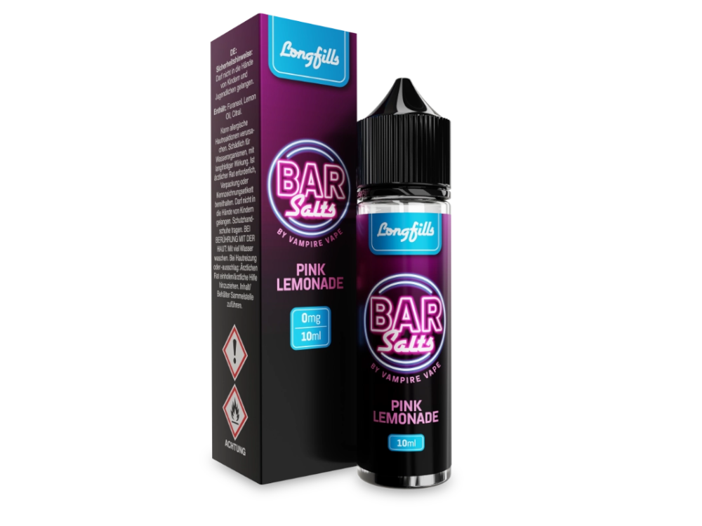 Vampire Vape - Bar Salts - Longfills 10 ml - Pink Lemonade