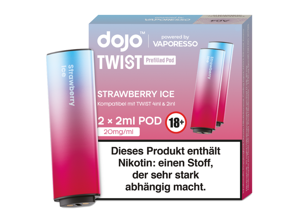 Vaporesso Dojo Twist Pod Erdbeer-Eis 20mg 1000x750