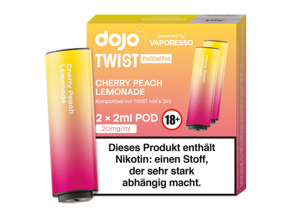Vaporesso Dojo Twist Pod Cherry Peach Limonade 20mg 1000x750
