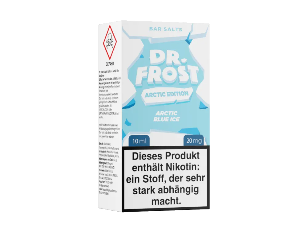 Dr Frost Arctic Edition Arctic Blue Ice 20mg.png Nobg