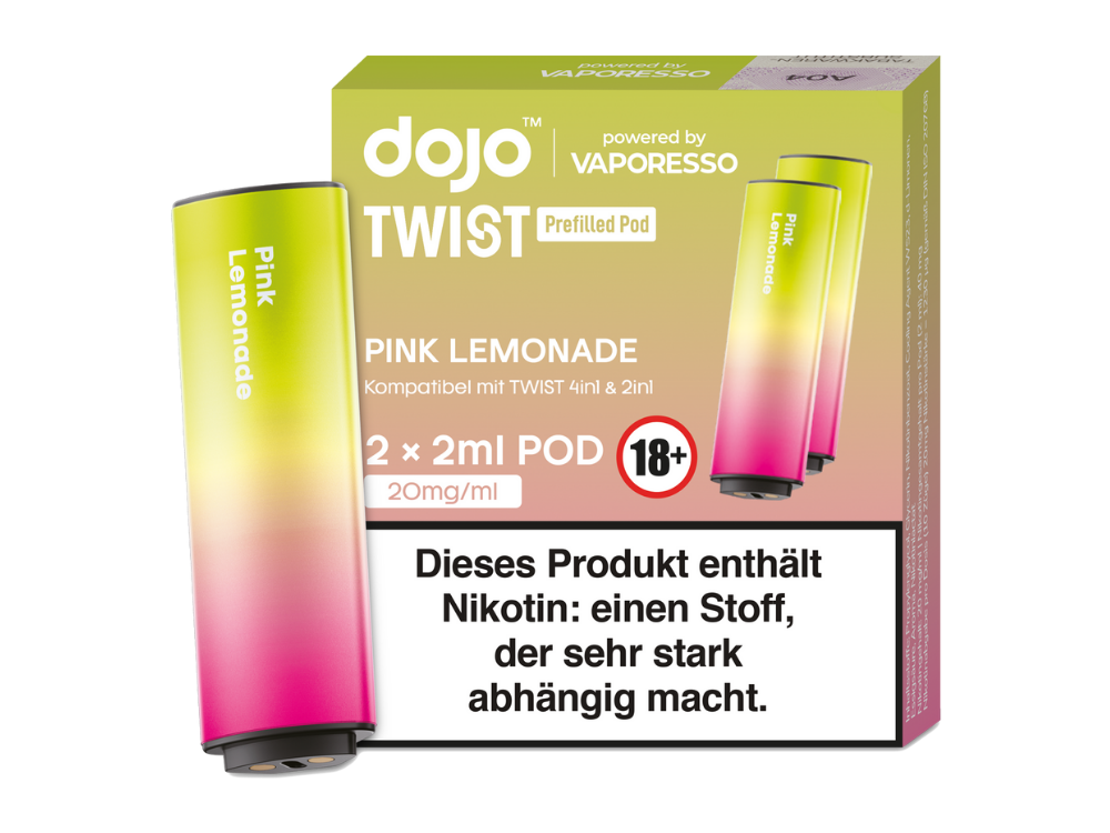 Vaporesso Dojo Twist Pod Rosa Limonade 20mg 1000x750