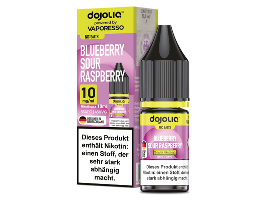 Vaporesso - Dojoliq - Nikotinsalz Liquid  - Blueberry Sour Raspberry