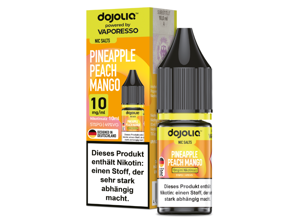 Vaporesso - Dojoliq - Nikotinsalz Liquid  - Pineapple Peach Mango