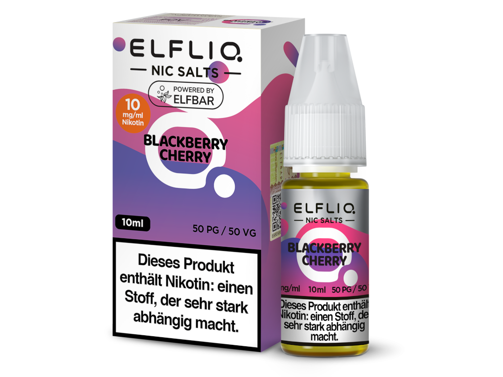 ELFLIQ - Blackberry Cherry - Nikotinsalz Liquid