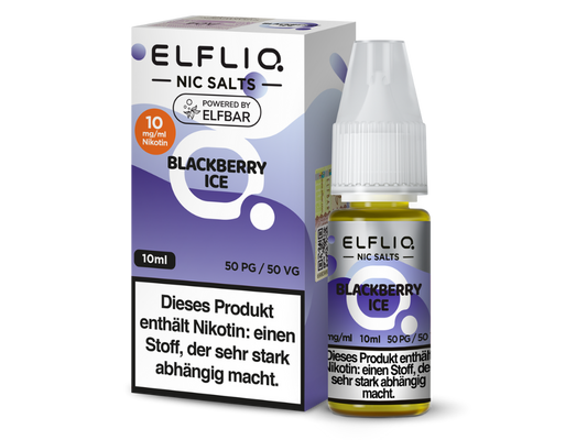 ELFLIQ - Blackberry Ice - Nikotinsalz Liquid