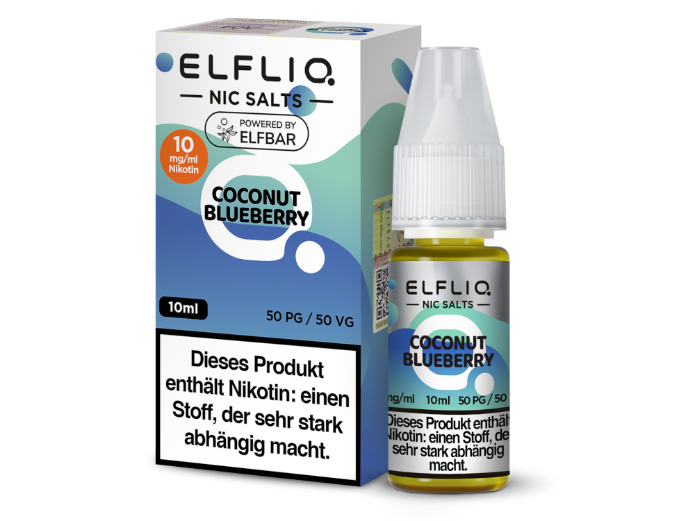 ELFLIQ - Coconut Blueberry - Nikotinsalz Liquid