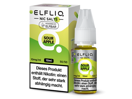 ELFLIQ - Sour Apple - Nikotinsalz Liquid