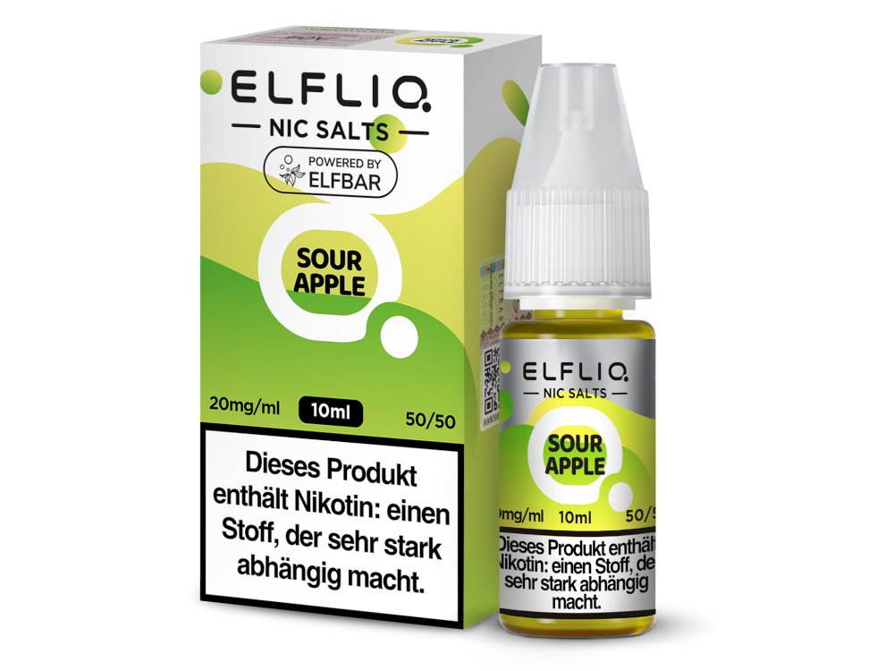 ELFLIQ - Sour Apple - Nikotinsalz Liquid