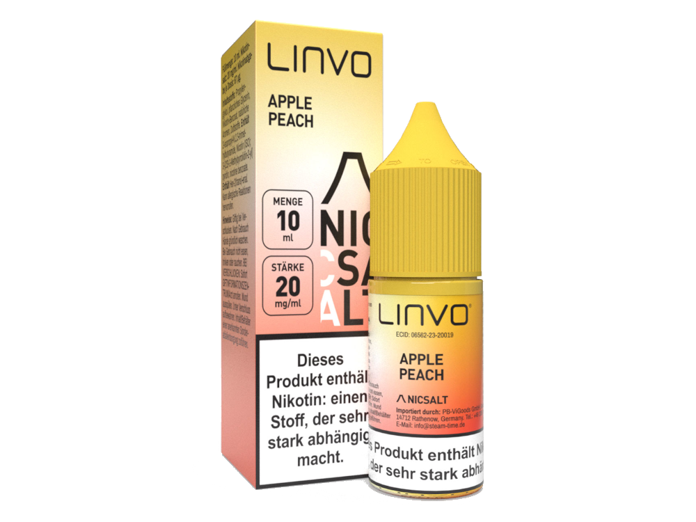Linvo - Nikotinsalz Liquid - Apple Peach