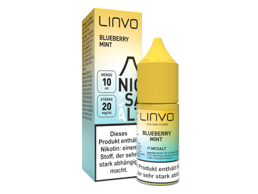 Linvo - Nikotinsalz Liquid - Blueberry Mint