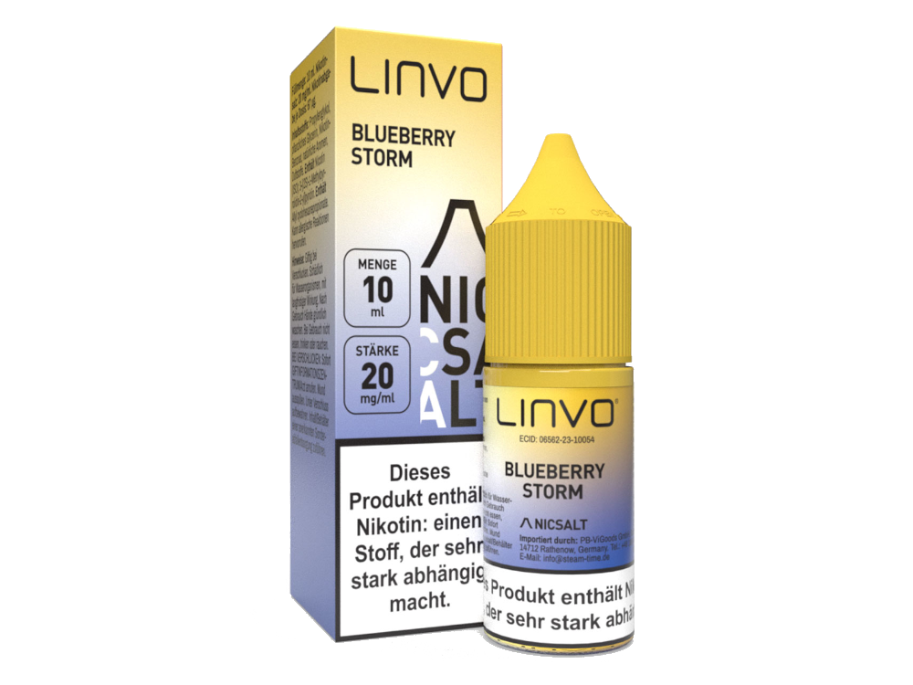 Linvo - Nikotinsalz Liquid - Blueberry Storm