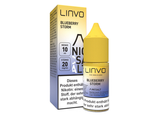 Linvo - Nikotinsalz Liquid - Blueberry Storm