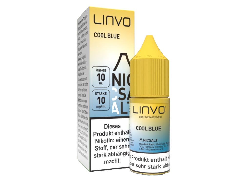 Linvo - Nikotinsalz Liquid - Cool Blue