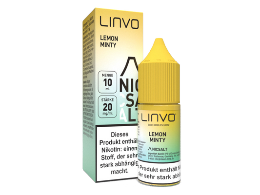 Linvo - Nikotinsalz Liquid - Lemon Minty
