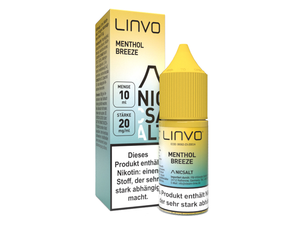 Linvo - Nikotinsalz Liquid - Menthol Breeze