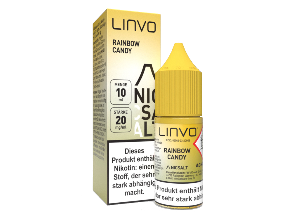 Linvo - Nikotinsalz Liquid - Rainbow Candy