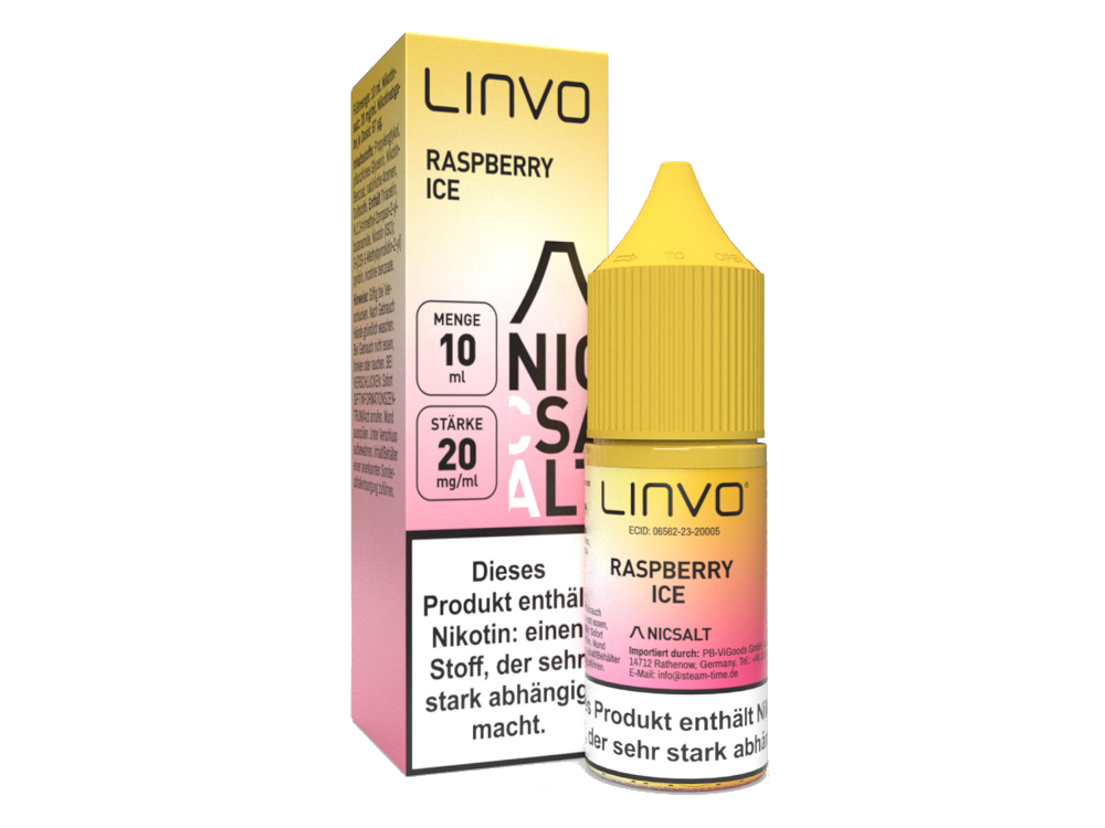 Linvo - Nikotinsalz Liquid - Raspberry Ice