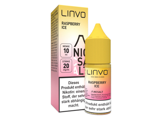 Linvo - Nikotinsalz Liquid - Raspberry Ice