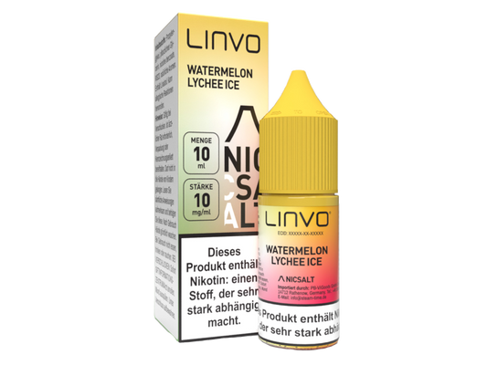 Linvo - Nikotinsalz Liquid - Watermelon Lychee Ice