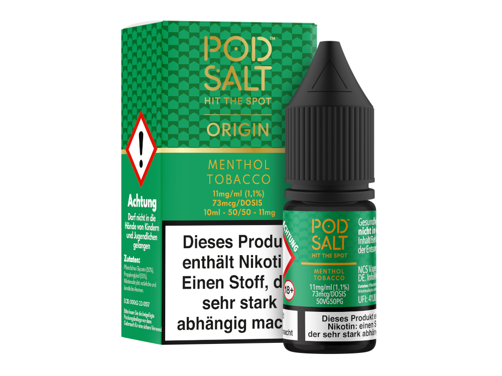 Pod Salt Origin - Menthol Tobacco - Nikotinsalz Liquid
