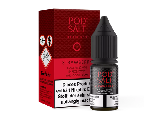 Pod Salt - Strawberry - Nikotinsalz Liquid