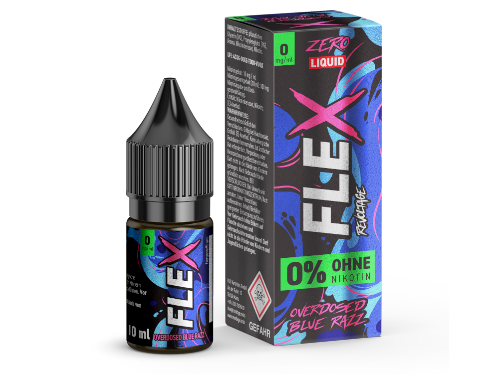 Revoltage - FLEX Nikotinsalz Liquid - Blue Razz